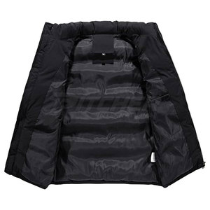 Chaleco acolchado de poliéster de nailon de invierno transpirable informal más vendido para hombres Diseño y logotipo personalizables Hecho en Pakistán - Product Image 3