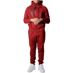 Chándal navideño personalizable de alta calidad con capucha, cremallera, cordones interiores transpirables, para la temporada de invierno - Product Image 4