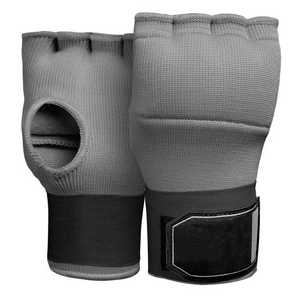Gants de MMA en cuir de qualité supérieure, demi-doigts, avec fermeture à scratch, évacuation de l'humidité, antidérapants, pour l'entraînement de boxe/kickboxing - Product Image 1