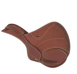 Selle de cheval de style cowboy traditionnel avec finition en cuir d'arbre en bois à siège profond-Accessoires complets pour l'équitation à la ferme - Product Image 4