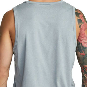 Camiseta sin Mangas Informal, Transpirable y de Secado Rápido para Hombre, de Algodón y Fibra de Bambú para Verano, Calidad Premium, Cómoda - Product Image 6