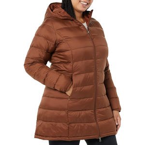 Chaqueta Bomber Impermeable de Lona Estampada para Mujer, Invierno 2025, Ecológica, Manga Larga, Transpirable, Cortavientos, Venta al Por Mayor - Product Image 1