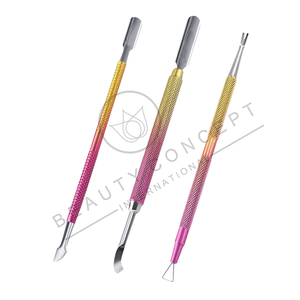 Empujador de cutículas de uñas multicolor de acero inoxidable, Producto popular ecológico, producto personalizado, empujadores de cutículas al por mayor - Product Image 6