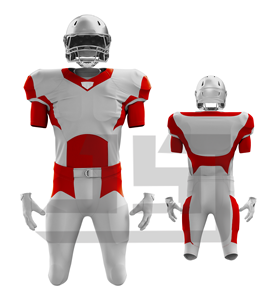 Custom American <b>Football</b> Jersey Pants Uniform Breathable 100% Polyester Quick Dry Plus Size Button Closure Short Sleeve Practice - Product Image 5