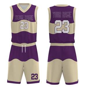 Uniformes de Baloncesto Hechos 100% de Poliéster, Ropa Deportiva Básica de Poliéster, Uniforme de Baloncesto con Color Personalizable - Product Image 1