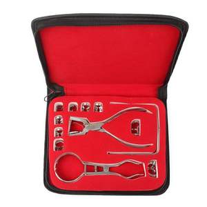 Professional medical Dental Rubber Dam Kit Stainless Steel <b>Frame</b> Punch Forceps <b>Clamps</b> Isolation Tool by Med Innovation - Product Image 1