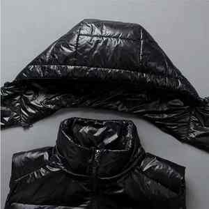 <b>Men's</b> Spring Golf Canvas Sleeveless Jacket Eco-Friendly Waterproof Plus Size Custom Streetwear <b>White</b> Puffer <b>Vest</b> for Outdoor Use - Product Image 4