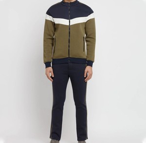 Venta caliente personalizado de dos piezas de los hombres con capucha pantalones de chándal patrón sólido cordón de cierre para el invierno - Product Image 2