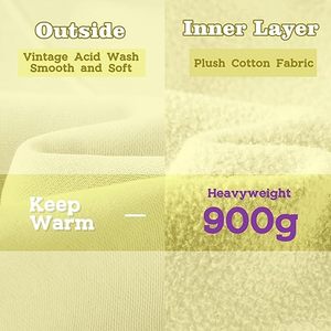 Elegante Sudadera con capucha de lavado ácido de gran tamaño para hombres Vintage Streetwear diseño personalizado pulóver sudaderas con capucha fábrica a granel al por mayor - Product Image 5