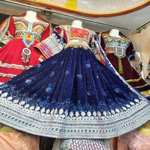 Salwar Kameez traditionnel afghan Kutchi, en soie filet, entièrement cousu, prêt à porter, pour femmes, de haute qualité, best-seller - Product Image 5