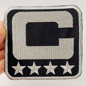 เสื้อทีมกีฬาปักลายดาวสีทอง4แผ่นแผ่นติดหรือเย็บติดเสื้อทีมสำหรับฟุตบอลฮอกกี้ - Product Image 3