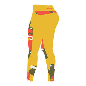 Leggings femmes taille haute avec cinq poches sécurisées tissu extensible conception durable pour la randonnée voyage course et pratique du yoga - Product Image 3