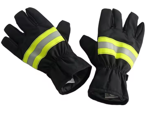 Gants de lutte contre l'incendie en peau de mouton, noués à la main, pour la formation et la compétition, avec fonction antidérapante - Product Image 1