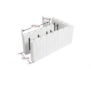 Blocs ICF droits, blocs EPS ICFs, blocs <span class=keywords><strong>d</strong></span>'isolation, coffrages en béton <span class=keywords><strong>pour</strong></span> la construction résidentielle rapide - Product Image 3