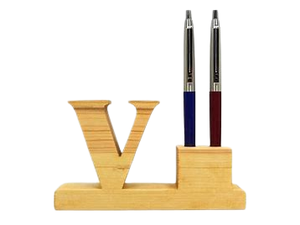 100% Wood <b>Pen</b> <b>Holder</b> for Office Creative Decoration Desk Wooden <b>Pen</b> <b>Holder</b> With Natural and Polished Best Gift for Teacher Day - Product Image 3