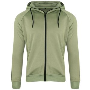 2024 nouveauté survêtement pour hommes/Polyester Style Slim Fit Joggers bas Zip Hoodie ruban Design avec logo personnalisé et impression - Product Image 4