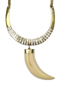 SYMBOLIZE Nouvelle Arrivée Buffalo Ox Corne Collier Poli Animal Style Os Bijoux Conception Naturelle Perles Femmes Filles De Mariage - Product Image 3