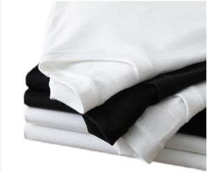 OEM personalizado impreso de los hombres de color sólido de manga corta de algodón de gama alta camiseta Bordado Logo Diseño Transpirable Pesado Tallas grandes - Product Image 1