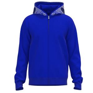 Sudadera con Capucha para Hombre, Corte Regular, Cierre Completo, Impermeable, Bordada, con Logotipo 3D Personalizado, para Invierno - Product Image 1