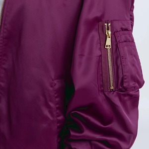 <b>Women</b> <b>Bomber</b> <b>Jacket</b> Custom Nylon <b>Lightweight</b> Fashion Streetwear Outerwear OEM Factory Manufacturer Supplier - Product Image 5