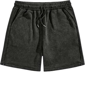 กางเกงขาสั้นผ้าฟลีซแบบแห้งเร็วผ้าฝ้าย100% ระบายอากาศได้ดีสไตล์สตรีทของผู้ชายมาใหม่ - Product Image 1