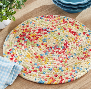 เพิ่มเติม Placemats ตารางรอบชุด6ถัก Placemats, 15นิ้ว - Product Image 1