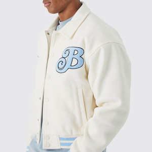 Veste de baseball pour homme, légère, best-seller, fabrication pakistanaise 2025, logo brodé personnalisé - Product Image 2