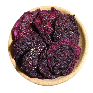 Fruta de dragón rojo blanco en rodajas secas orgánicas de Vietnam a granel, anuncio de degustación dulce, patatas fritas de Pitaya Tropical, venta al por mayor, patatas fritas de fruta blanda - Product Image 1