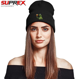 Gorro de Punto Personalizado con Logotipo Bordado, Gorro de Invierno Cálido, Gorra de Calavera Suave de Acrílico con Puño, Estilo Urbano Unisex - Product Image 6
