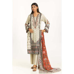 Conjunto de Traje de 3 Piezas con Estampado Jacquard para Mujer IUSTKSD-1176 - Product Image 1