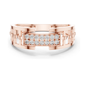 Anillo de Diamante de Laboratorio de 0.168 CT para Mujer, Claridad VVS-VS EF, Oro de 18KT, 14KT, 10KT y Plata 925, Oro Rosa, Amarillo y Blanco - Product Image 1