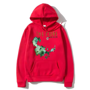 Sudadera con Capucha de Algodón de Alta Calidad para Hombre, Logotipo Bordado Personalizado, Estampado Puff, Diseño Sólido, Transpirable, Venta al Por Mayor - Product Image 4
