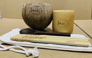 ถ้วยไอศกรีมกะลามะพร้าวแบบแฮนด์เมด/นำกลับมาใช้ใหม่เป็นมิตรกับสิ่งแวดล้อมพร้อมฝาปิดผลิตในเวียดนาม Eco2go - Product Image 6