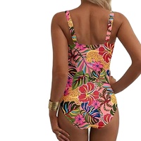 Traje de baño de una pieza para mujer, corte alto, push-up, sexy, monokini, ajuste regular, traje de baño para playa, ropa de verano