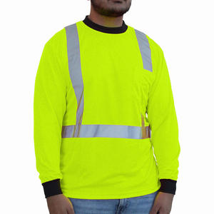 Chemise de travail réfléchissante légère pour chemises pour hommes du personnel d'entrepôt et de maintenance - Product Image 1