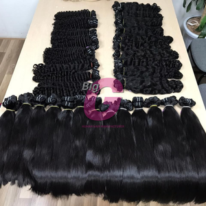 Gros Vietnam os droite cheveux humains remy vierge original éthique cuticule aligné cheveux - Product Image 2