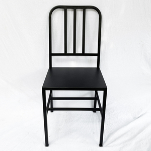 Industrial Design Style Square Coffee Table 2 Comfortable Powder-Coated Iron Chairs <b>Set</b> for Coffee Shops <b>Restaurants</b> CBCF099 - Product Image 1