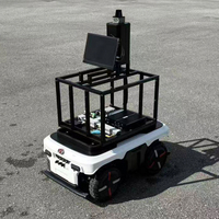 Châssis mobile de robot UGV commercial à quatre roues, véhicule sans pilote pour la logistique et la livraison de nourriture UGV-8
