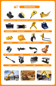 Mini-excavatrice pas chère de 3 tonnes, 3,5 tonnes, excavatrice sur chenilles de 1 tonne avec pompe à moteur, boîte de vitesses et moteur - Système hydraulique à haute efficacité - Product Image 5
