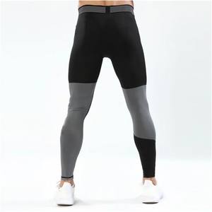 <b>Compression</b> Running <b>Leggings</b> Sportswear Breathable Quick-Drying Water Resistant Elastic Cotton Bamboo Fiber <b>Men's</b> Customizable - Product Image 2