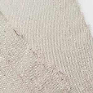 Short de survêtement unisexe de haute qualité bord brut polaire éponge française coton lourd décontracté Gym hommes course Fitness Vintage lavage à l'acide Shorts - Product Image 5