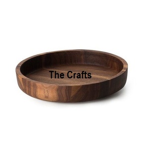 Tazón Redondo de Madera para Servir Sopa, Ensalada, Chocolate y Frutas, Tazón de Servir de la Más Alta Calidad - Product Image 3