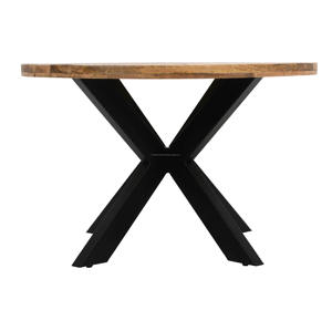 Table à manger en bois massif moderne, table de salle à manger en bois massif pour la maison, la cuisine, le restaurant, meubles de luxe, table à manger en bois naturel - Product Image 5