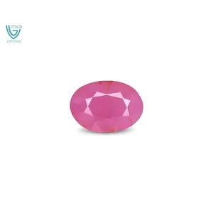 Rubí Facetado de 6 Quilates (Manik), Gema Natural, Varios Cortes: Cojín, Esmeralda, Ovalado, Pera, 8mm de Altura, Creado en Laboratorio, Disponible en Rosa y Rojo - Product Image 1
