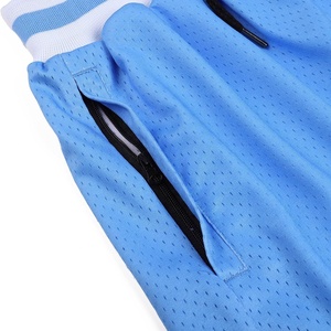 กางเกงขาสั้นสำหรับผู้ชายกางเกงขาสั้นวิ่ง100% โพลีเอสเตอร์แห้งเร็วมีกระเป๋าสำหรับออกกำลังกาย - Product Image 4