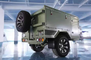 2024 Custom USA 4x4 Nuevo remolque de viaje de aluminio todoterreno australiano con cocina deslizante Camper económico para viajes - Product Image 6