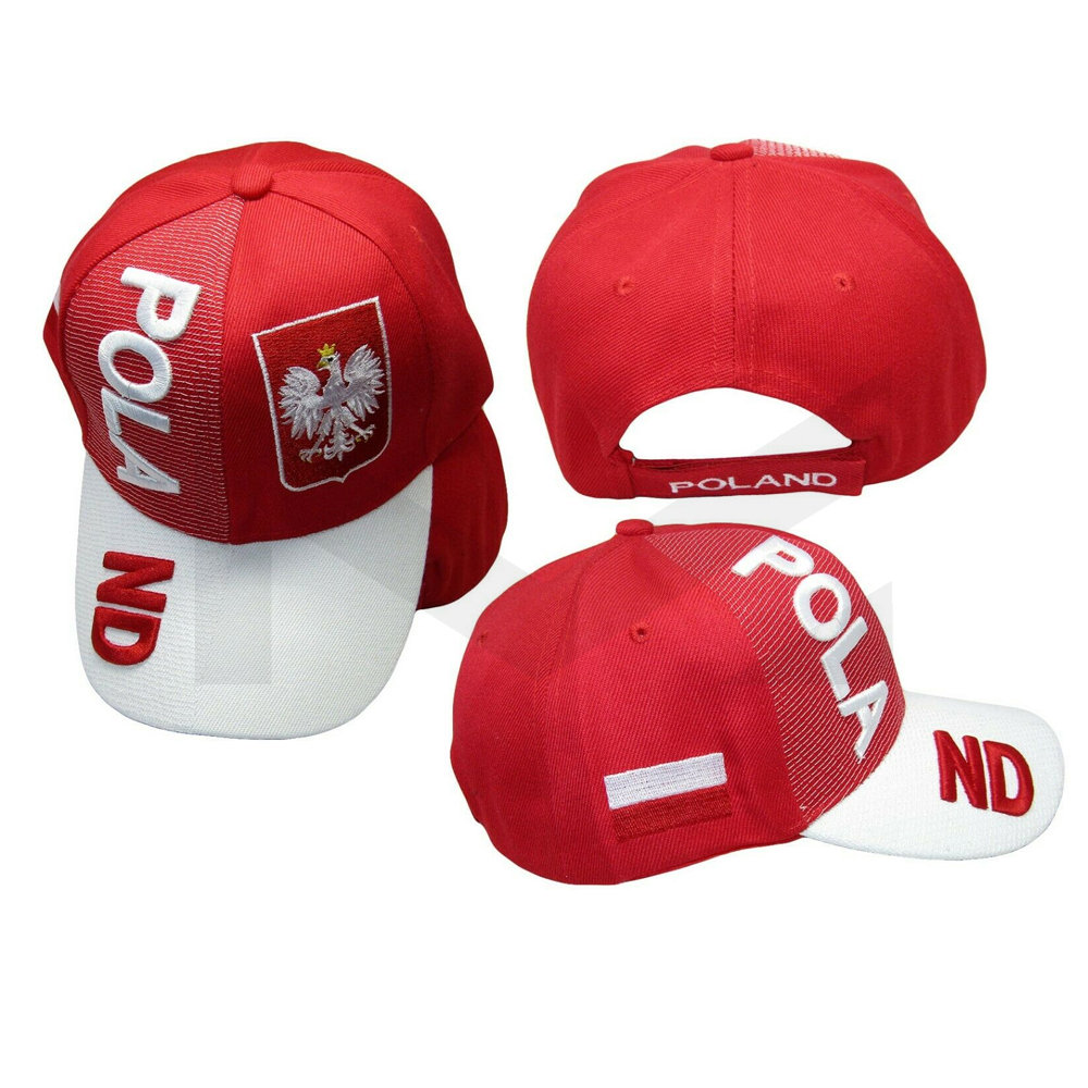 CafePress Round Polish Eagle Cap Unique Adjustable Baseball Hat Black