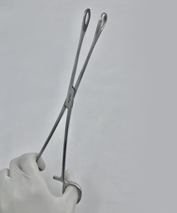 Pince de maintien d'éponge Foerster de qualité supérieure, mâchoires dentelées droites 240mm/24cm pince hémostatique Instruments chirurgicaux - Product Image 1