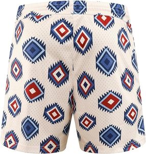 Pantalones cortos deportivos de verano para hombre, para gimnasio, trotar, correr atlético, pantalones cortos de sarga transpirables, bordado, diseño de baloncesto impreso - Product Image 3