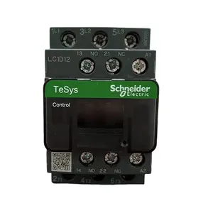 Contactor magnético Schneider AC, en línea, LC1D12F7 12A 110VAC 3P